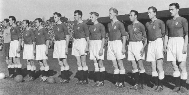 Egypt - Norge (1-1). Vennskapskamp, 24. desember 1948