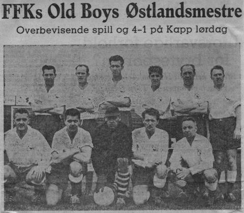 FFK Old Boys Østlandsmestere 1963