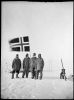 Amundsen's party at the pole Amundsen's party at the pole